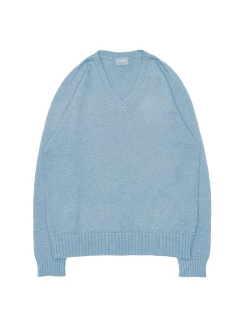 Maglia scollo a V Drumohr Drumohr | D8C481SSL725 DUSTY BLUE